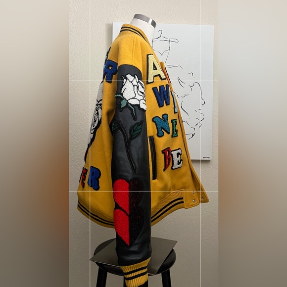 Undercover A WOLF IS NEVER A PET BOMBER Stadium Patch Jacket $1600 AMAZING! - Picture 4 of 11